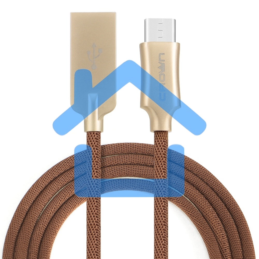 Кабель Crown USB - USB Type-C CMCU-3132C brown