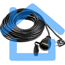 Удлинитель-шнур Stayer MC 315, 20 м, 3500 Вт, 1 гнездо, ПВС 3х1,5 мм2, черный