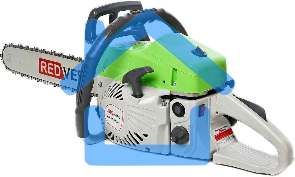 Бензопила RD-GC62-20. 2500Вт,3.00 л.с.,62,0см3, длина шины 50 см