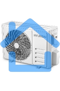Кондиционер сплит-система Hyundai HAC-18/T-PRO 18000 BTU, 50 м², 27/43 дБ, охлаждение, обогрев, осушение, белый