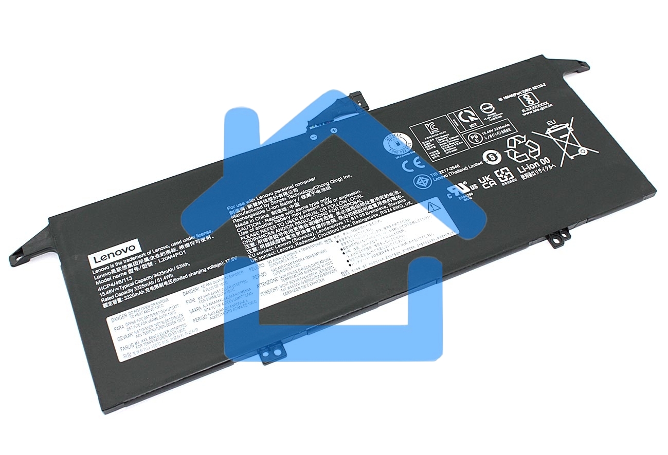 Аккумуляторная батарея для ноутбука Lenovo ThinkBook Plus G2 ITG 15.48V 53Wh Orig
