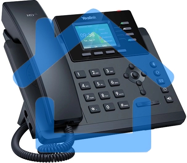 Настольный IP-телефон YEALINK SIP-T34W, 4 аккаунта, Wi-Fi, USB, 2.4