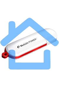 Флешка USB Silicon Power R/W 64 Gb LuxMini 320 SP064 GbUF2320V1W USB 2.0 белый