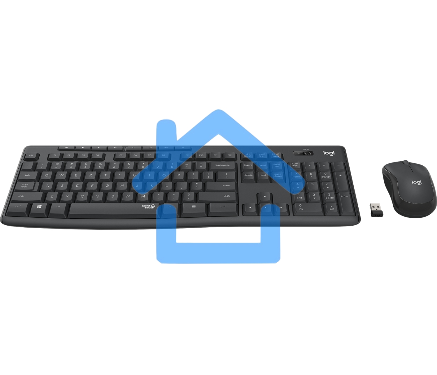Комплект клавиатура + Мышь Беспроводная Logitech MK295 Silent Wireless Combo