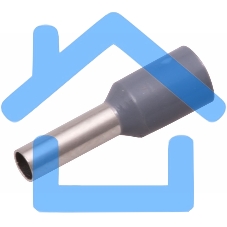 Наконечник штыревой втулочный изолированный F-18 мм 4 мм² (НШВи 4.0-18) серый Rexant