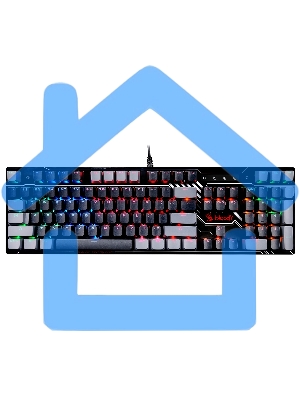 Клавиатура A4Tech Bloody B808N проводная USB черный/серый