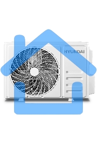 Кондиционер сплит-система Hyundai HAC-18/T-PRO 18000 BTU, 50 м², 27/43 дБ, охлаждение, обогрев, осушение, белый