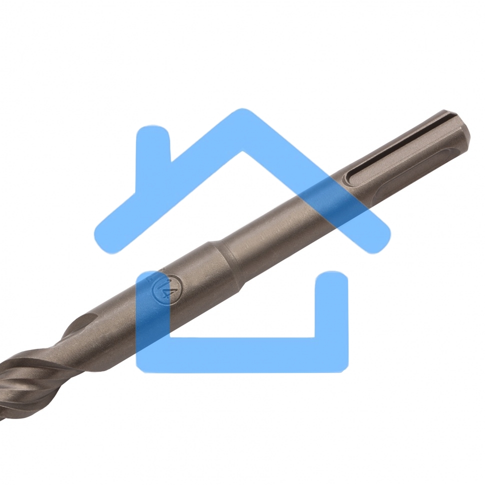 Бур по бетону, двойная спираль, Cobalt W-tip, 14x260 мм, SDS PLUS Denzel