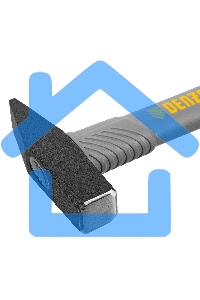 Молоток слесарный Denzel 300 г, кованый, фибергласовая рукоятка c TPR покрытием