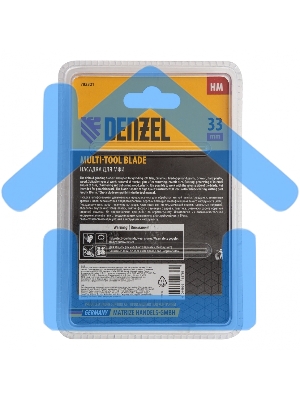 Насадка для МФИ шлифовальная дельтовидная, HM, по плитке и дереву, 33 мм Denzel