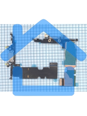 Шлейф разъема питания для iPhone 8 Plus золотой