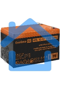 Батарея ExeGate EX285661RUS HRL 12-12 (12V 12Ah 1251W, клеммы F2)