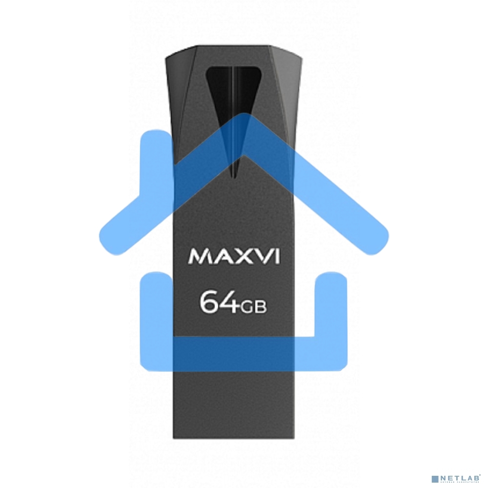 Флешка USB R/W Maxvi MK2 64Gb USB 2.0 dark grey