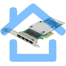 Сетевой адаптер PCIE 1Gb QUAD PORT LREC9714HT LR-LINK