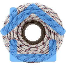 Фал плетеный СИБРТЕХ 93968 24-прядный полипропиленовый с сердечником 12 мм, бухта 100 м, 1000 кгс, Россия