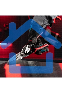 Ножницы по металлу Matrix, удлиненные, 290 мм, прямой рез, CrMo, 2-комп.обрезиненные рук-ки, PRO