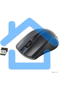 Мышь беспроводная Oklick 485MW черный, 1200 dpi, радиоканал, USB, кнопки - 3