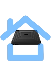 Твердотельный диск 1TB Silicon Power PC60, External, USB 3.2 Type-C R/W - 540/500 Mb/s черный