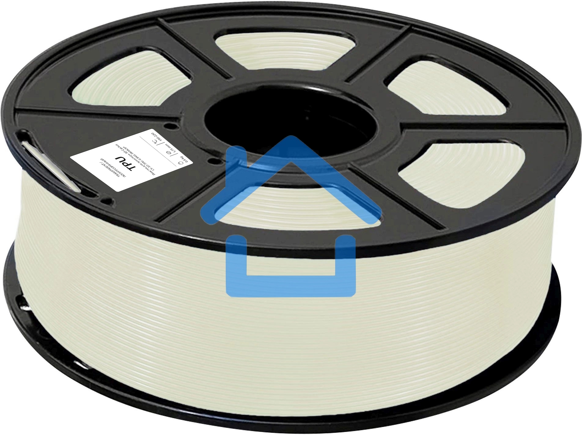 Пластик для принтера 3D Cactus CS-3D-TPU-0.8KG-TRANSP TPU d1.75мм 0.8кг 1цв.