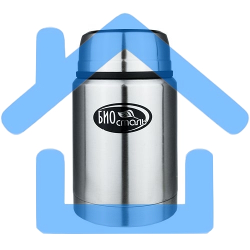 Термос BIOSTAL с широкой горловиной, суповой 0.5 л. С ЛОЖКОЙ