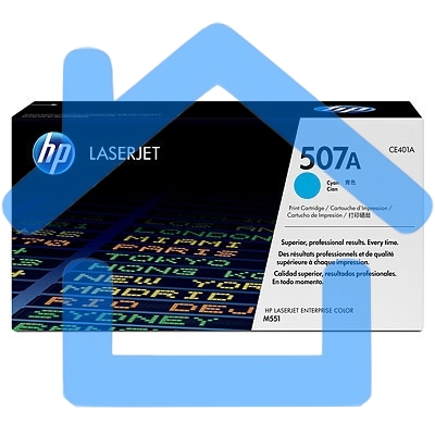 Картридж лазерный HP CE401A голубой для CLJ M551 6000стр.