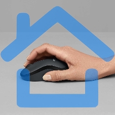 Мышь беспроводная Logitech M220 SILENT черный, 1000 dpi, радиоканал, USB, кнопки - 3