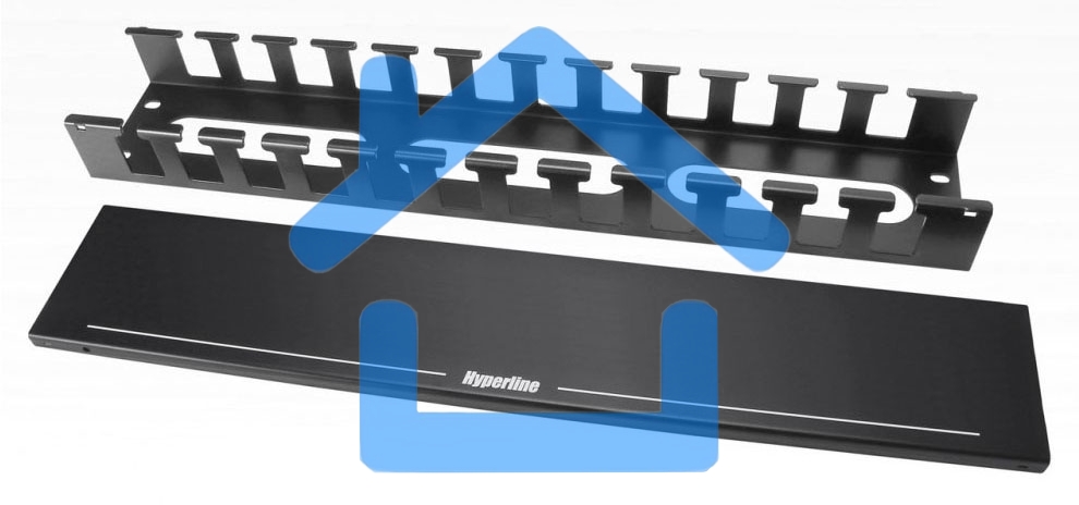 Кабельный органайзер Hyperline CM-2U-MLF-COV 2U шир.:19