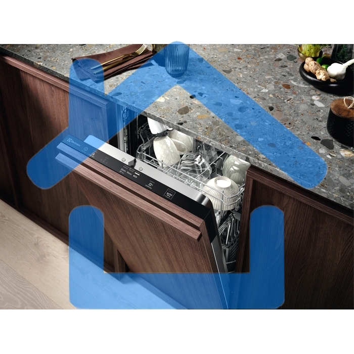 Встраиваемая посудомоечная машина Electrolux EEA22100L, черный, 44.6 см, 9 компл., 47 дБ, класс A+++
