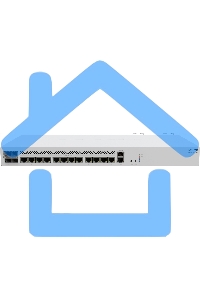 Маршрутизатор Mikrotik CCR2116-12G-4S+ Cloud Core Router 2116-12G-4S+ with Amazon Annapurna Labs Alpine v3 AL73400 CPU (16-cores, 2GHz per core), 16Gb RAM, 4xSFP+ cage, 13xGbit LAN, M.2 PCIe slot, RouterOS L6, 1U rackmount case, Dual PSU