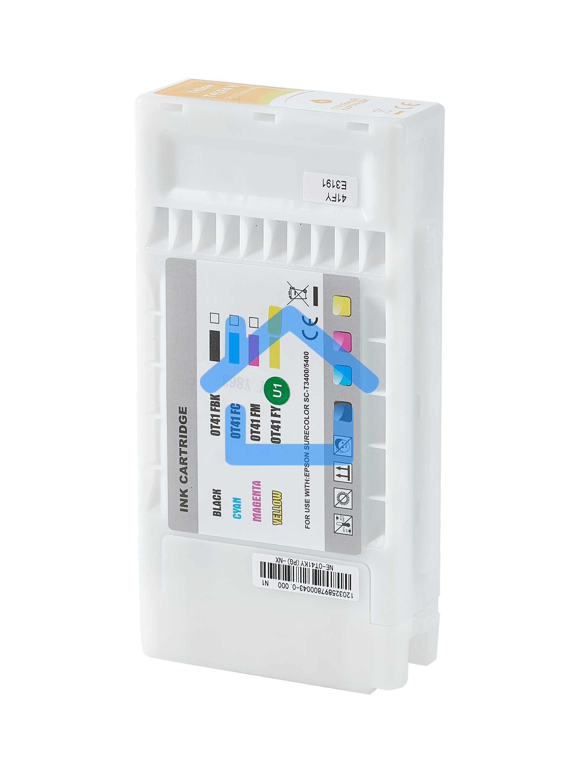 Струйный картридж Sakura C13T41F440 (T41F4 Y) для Epson, желтый, 350 мл.