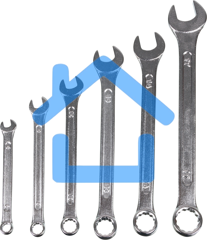 Набор комбинированных ключей 6 шт. 6 - 17