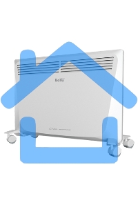 Конвектор Ballu Enzo BEC/EZMR-1000 белый, 1000 Вт, 15 м2, термостат