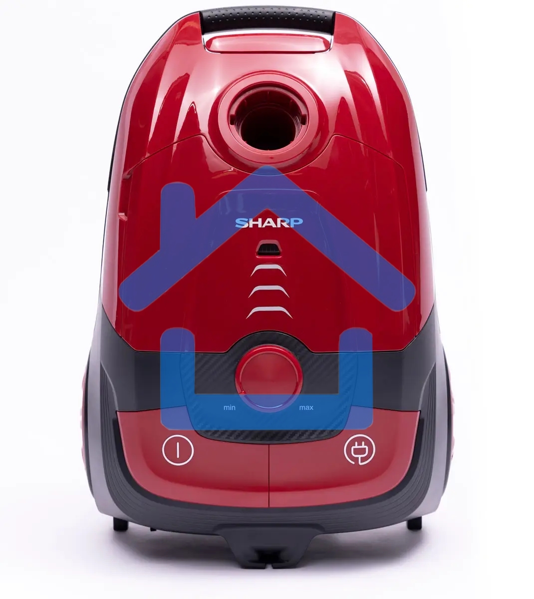Пылесос Sharp ECKB19RR, красный/черный, 350/1900 Вт, уборка сухая, пылесборник мешок 2.3 л