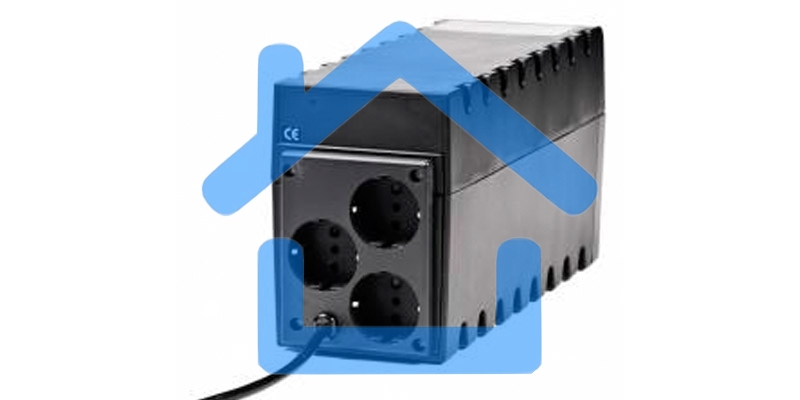 Источник бесперебойного питания Powercom Raptor RPT-800A EURO 480Вт 800ВА черный