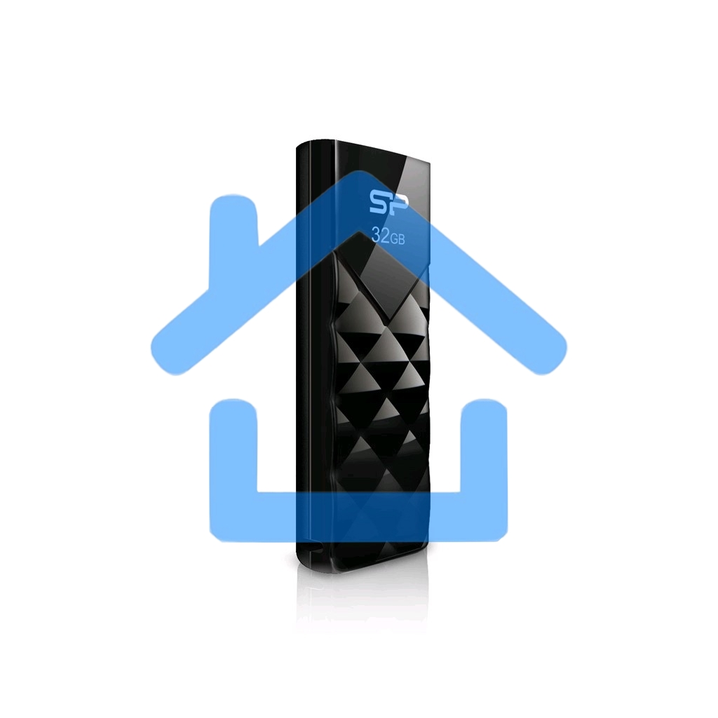 Флешка USB R/W Silicon Power R/W 8Gb Ultima U03 SP008Gb,UF2U03V1K USB2.0 черный