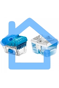 Пылесос Thomas DryBOX+AquaBOX Parkett белый/синий, 325/1700Вт, уборка сухая, пылесборник контейнер 2.6 л