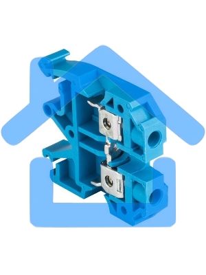 Колодка клеммная JXB-6/35 (50а) син. EKF plc-jxb-6/35b