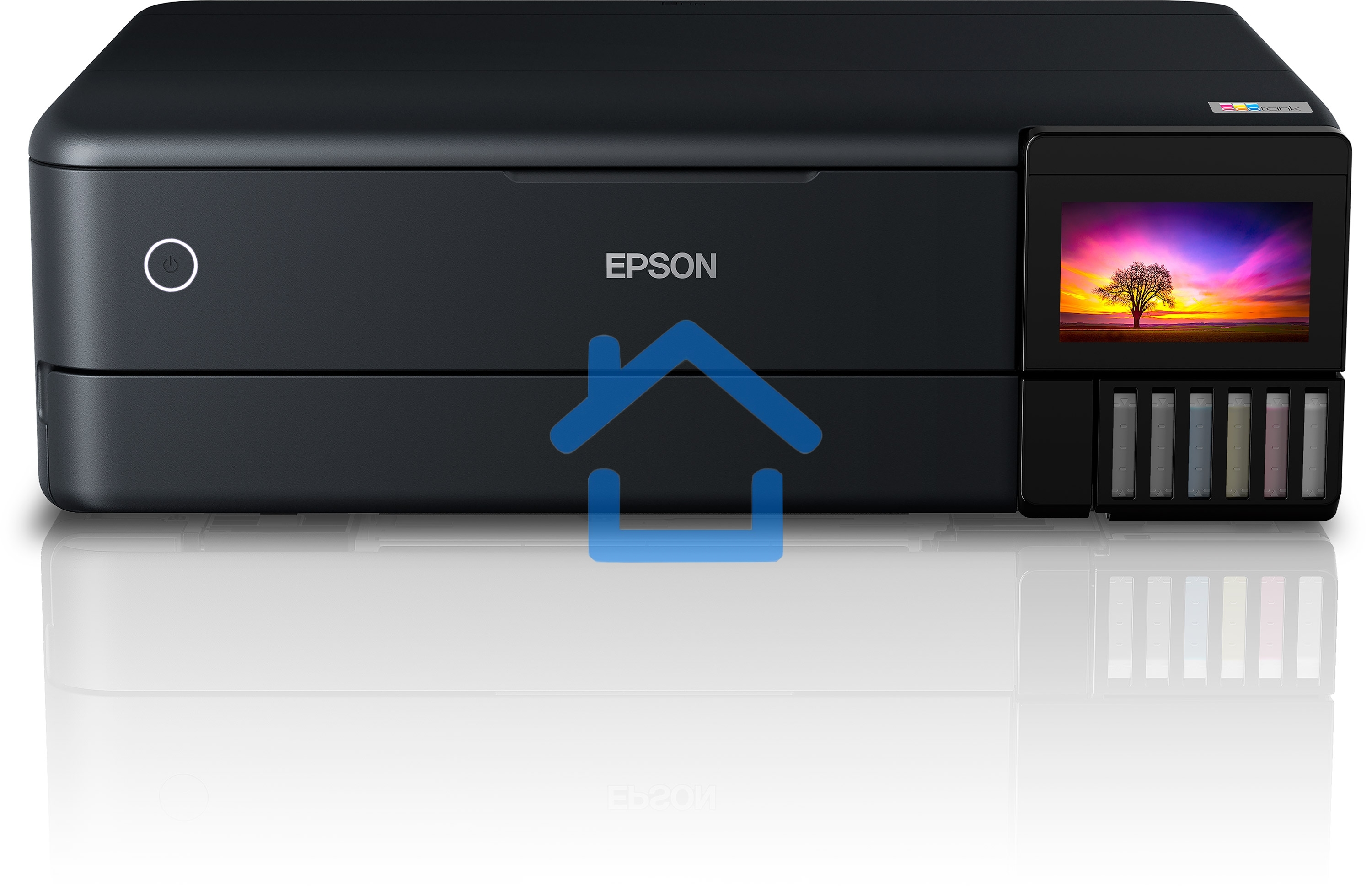 МФУ струйное Epson L8180 (C11CJ21403/C11CJ21402) A3 Duplex Net WiFi USB RJ-45 черный