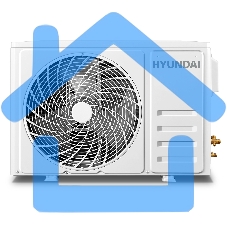 Кондиционер сплит-система Hyundai HAC-18/T-PRO 18000 BTU, 50 м², 27/43 дБ, охлаждение, обогрев, осушение, белый