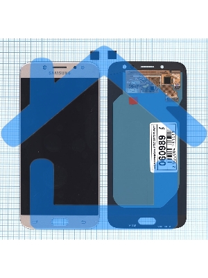 Дисплей для Samsung Galaxy J7 (2017) SM-J730FM в сборе с тачскрином (OLED) золотистый