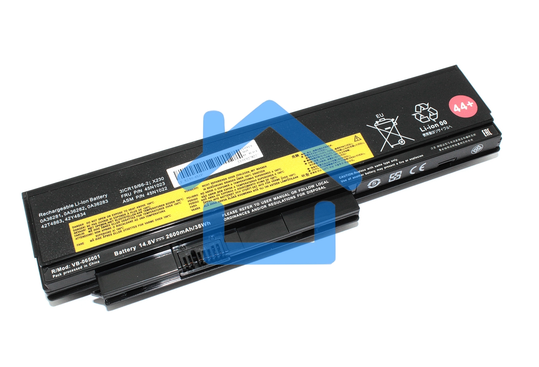 Аккумуляторная батарея для ноутбука Lenovo X230-4S1P14.8V 2600mAh OEM черный
