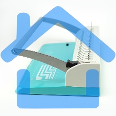 Переплетчик Heleos БП13п бирюзово-белый (БП13ПББ) A4/перф.13л.сшив/макс.450л./пластик.пруж. (6-51мм)