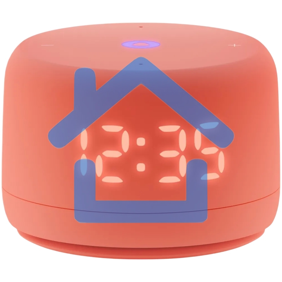Умная колонка Yandex Станция Лайт 2 Алиса coral 6W 1.0 BT/Wi-Fi 10м