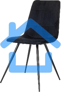 Стул для дома Бюрократ CH-K1_4 комплект 4шт черный Holland 75 металл черный на ножках (CH-K1_1/HL75_4)