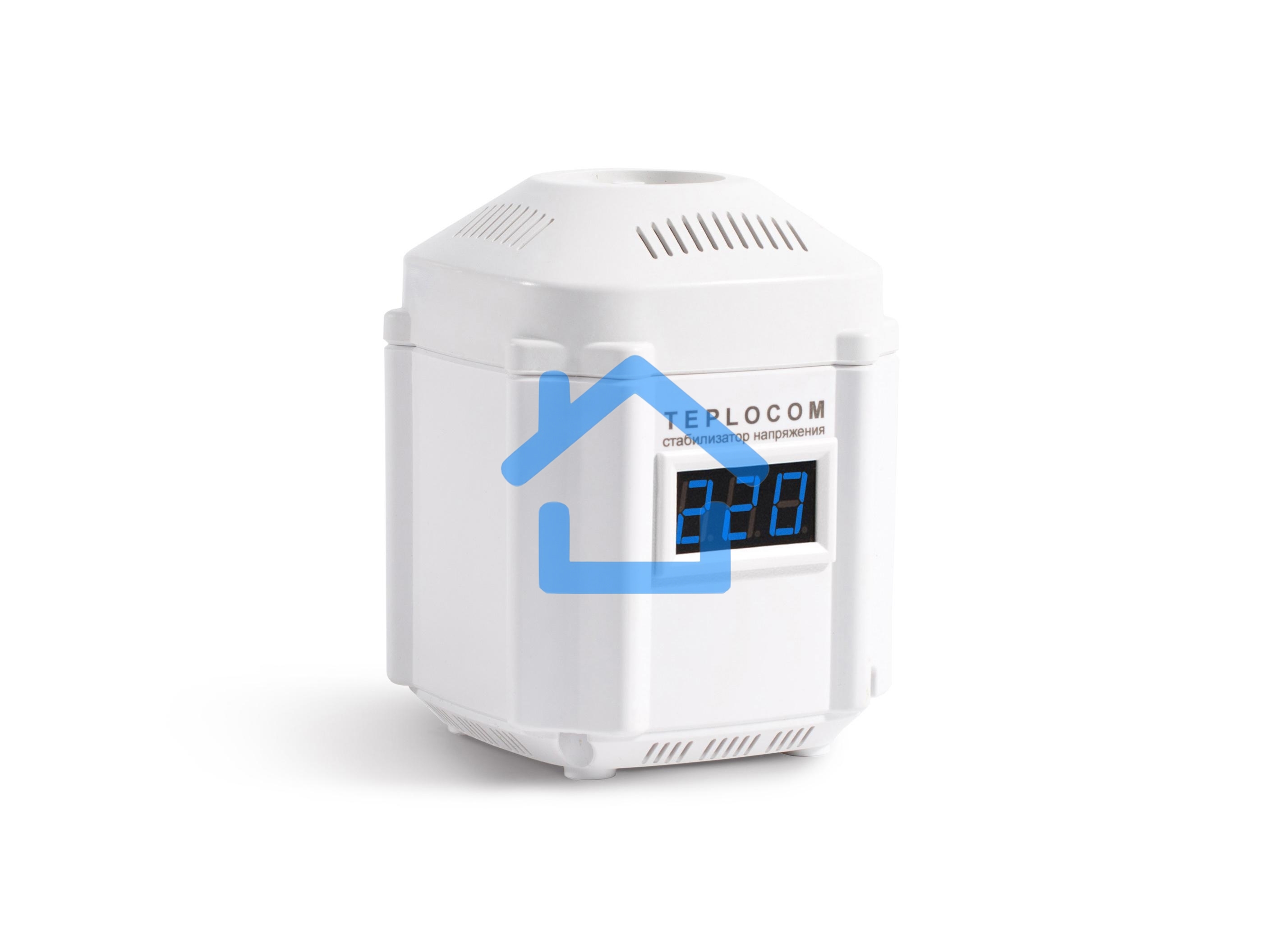 Стабилизатор напряжения TEPLOCOM ST – 222/500-И индикация Бастион 557