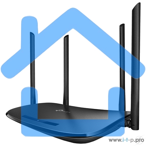 Роутер беспроводной TP-Link Archer VR300 AC1200 10/100BASE-TX/ADSL черный