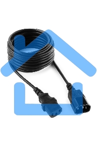 Кабель питания сист.блок-монитор Gembird 4.5-5.0м, черный, с зазем., пакет PC-189-15