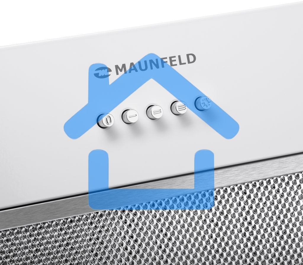 Вытяжка встраиваемая Maunfeld THAMES 601PM белый, 60 см, 850 куб. м/ч, 44 дБ