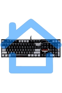 Клавиатура A4Tech Bloody B808N проводная USB черный/серый