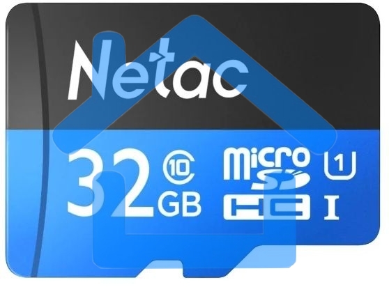 Флеш карта microSDHC 32Gb Netac P500 <NT02P500STN-032G-S> (без SD адаптера) 80MB/s
